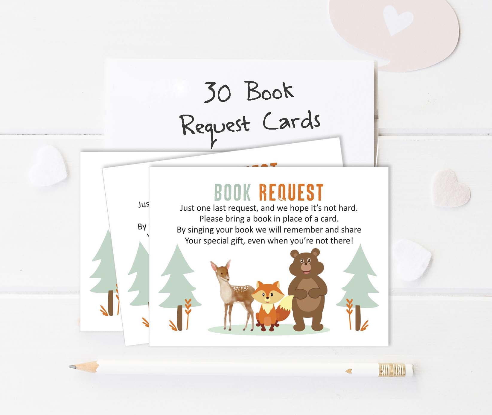 Inkdotpot 30 Books For Baby Shower Request Cards Bring A Book Instead Of A Card Jungle Animals Gender Neutral Baby Shower Invitations Inserts Games
