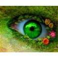 thumbnail image 1 of Diamante Pintura Taladro 5D DIY Kits Completo Redondo Ojo Mosaico Imagen Pared Arte Verde FLhrweasw Nuevo, 1 of 9