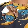 thumbnail image 6 of JSTEL Sun Moon Star Cartoon Funny Waterproof Barber Cape for Men Women Beard Shaving Bib Apron Professional Hair Cutting Cloth, 65 x 55 inch, 6 of 6