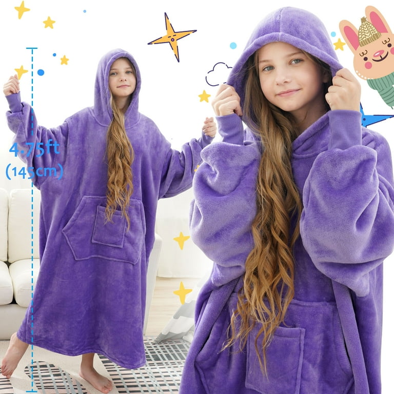 Oversized wearable blanket hoodie hotsell