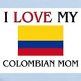 thumbnail image 2 of CafePress - I Love My Colombian Mom Infant Bodysuit - Baby Light Bodysuit, Size Newborn - 24 Months, 2 of 4