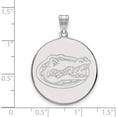 thumbnail image 2 of Sterling Silver Rh-Plated Logoart University Of Florida Xl Disc Pendant (32 X 25) Made In United States ss077ufl, 2 of 5
