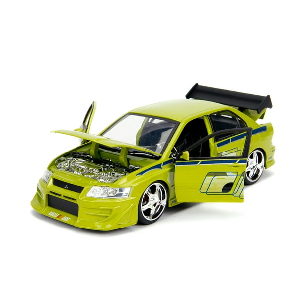 Jada Toys The Fast and the Furious Scale Brian's Mitsubishi Lancer Evolution VII Car Play Vehicle lancer evolution jada toys Jada Toys The Fast and the Furious Scale Brian's Mitsubishi Lancer Evolution VII Car Play Vehicle