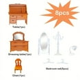 thumbnail image 5 of Ensemble de Jouets Miniature Commode 8 Pcs : Ornements Éducatifs pour Chambre de Poupée d'Enfants!, 5 of 5