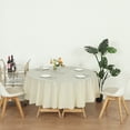 thumbnail image 7 of (6-pack) Heavy Duty Plastic Table Covers Tablecloth (Reusable) (Round 84"), 7 of 7