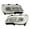 Chrome, variant on For Chrysler 300 2018 2019 2020 Headlight Assembly Passenger Side | With Projector | Chrome Bezel | With Bulb | Replacement For CH2503322 | 68402946AA