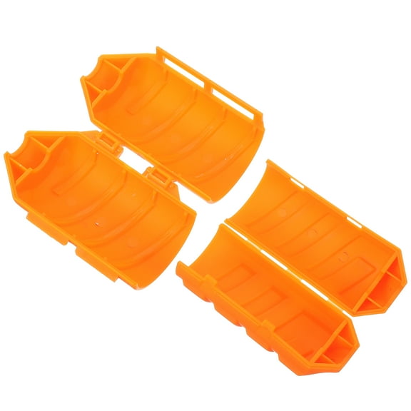 HAKIDZEL Outdoor Cover For Electrical Orange Plastic 1Pcs 4.72X2.05X2.05in