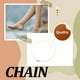 thumbnail image 4 of Jumpingount Tobillera de plata tobillera colgante de pie mano de obra fina tamaño compacto Animal señora accesorios de larga duración DIY Prop Ropa, zapatos y accesorios Miscelánea Jumpingount AP017406-01, 4 of 6