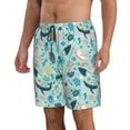 thumbnail image 2 of Vsdgher Sea Life Men's Beach Shorts, Surfing shorts, Swim trunks, Quick Dry Swim Trunks for Surfing Beach Fun -X-Large, 2 of 6