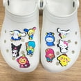 thumbnail image 3 of DONNGZAE 20Pcs Cartoon Sanrio Shoe Charms for Clog Sandals Bracelets Decoration, Cute Charms for Party Gift SLO526-0410, 3 of 9