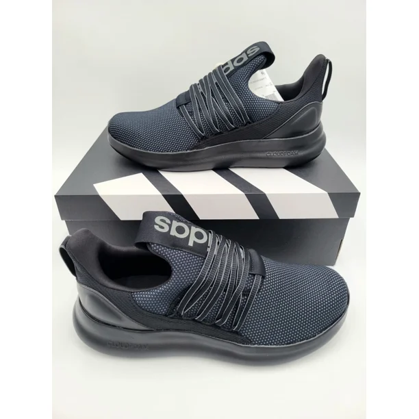 Adi-das Lite Racer Adapt 7.0 WIDE Running Shoe M10/11/11.5 Black Slip On IE8684