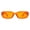 Orange (Matte), variant on Women's Sunglasses Retro Fashion Rectangular Classic Shades UV400 Tortoise