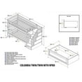 thumbnail image 4 of Leo & Lacey Twin Over Twin Staircase Storage Bunk Bed, 4 of 4
