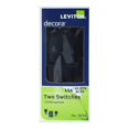 thumbnail image 3 of Interruptor Doble Leviton Decora Negro 15A 120/277V, 3 of 3