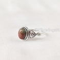 thumbnail image 3 of Natural Unakite Jasper Ring, Unakite Jasper Gemstone Ring, Tiny Bohemian Ring, 925 Sterling Silver, Designer Womens Ring, Christmas Thanksgiving, Handmade Statement Jewelry, Natural Jasper, 3 of 8