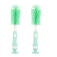 thumbnail image 1 of Limpiador de pezones con cepillo de limpieza de biberones, suave al tacto, sin arañazos, con soporte y clip de almacenamiento, sin BPA, 1 of 5