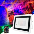 thumbnail image 5 of Foco LED RGB IP68, iluminación exterior impermeable, 20 W, 30 W, 50 W, 100 W, luz de control remoto, color de luz, reflector para decoración de jardín., 5 of 5