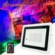 thumbnail image 5 of Foco LED RGB IP68, iluminación exterior impermeable, 20 W, 30 W, 50 W, 100 W, luz de control remoto, color de luz, reflector para decoración de jardín., 5 of 5