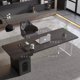 thumbnail image 4 of Gaming Accessories Modern Desk Standing Meeting Computer Standing Desk Organizer Nail Executive Mesa Media Console Furniture My Lux Decor Round, 4 of 12