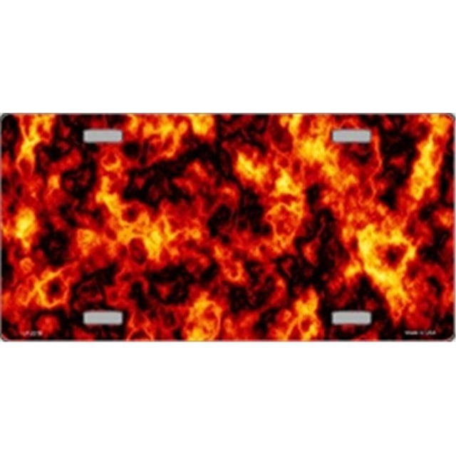 LP-2276 Fire Explosion Flat Automotive License Plates Blanks for Customizing
