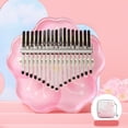 thumbnail image 1 of MYG Kalimba 17 21 Keys Pink Transparent Thumb Piano With Parts For Christmas, 1 of 9
