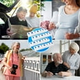 thumbnail image 6 of (4 Pack) MEDca 7-Day Extra Large Plastic Pill Organizer, Weekly Pill Planner, Frosted, 6 of 9