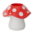 thumbnail image 2 of Cute Mushroom Shaped Pen Holder Desktop Stationery Organizer and Makeup Brush Stand Creative Whimsical Decor for Campus Office and Home Vanity, 2 of 6
