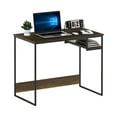 thumbnail image 4 of Furinno Moretti Modern Lifestyle Study Desk, 35, Columbia Walnut, 4 of 4