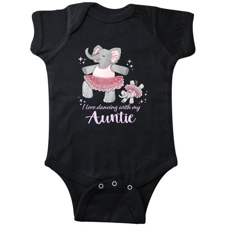 

Inktastic I Love Dancing With My Auntie Gift Baby Boy or Baby Girl Bodysuit