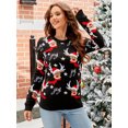 thumbnail image 3 of Suéter navideño nuevo 2024, suéter feo para mujer, jersey de alce dulce, jersey de otoño e invierno, varios estilos informales 39938, 3 of 5