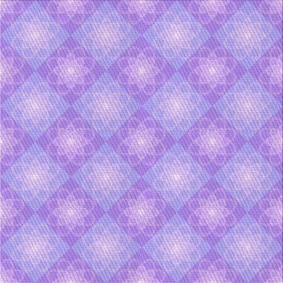 Ahgly Company Machine Washable Indoor Square Transitional Purple Area Rugs, 5' Square