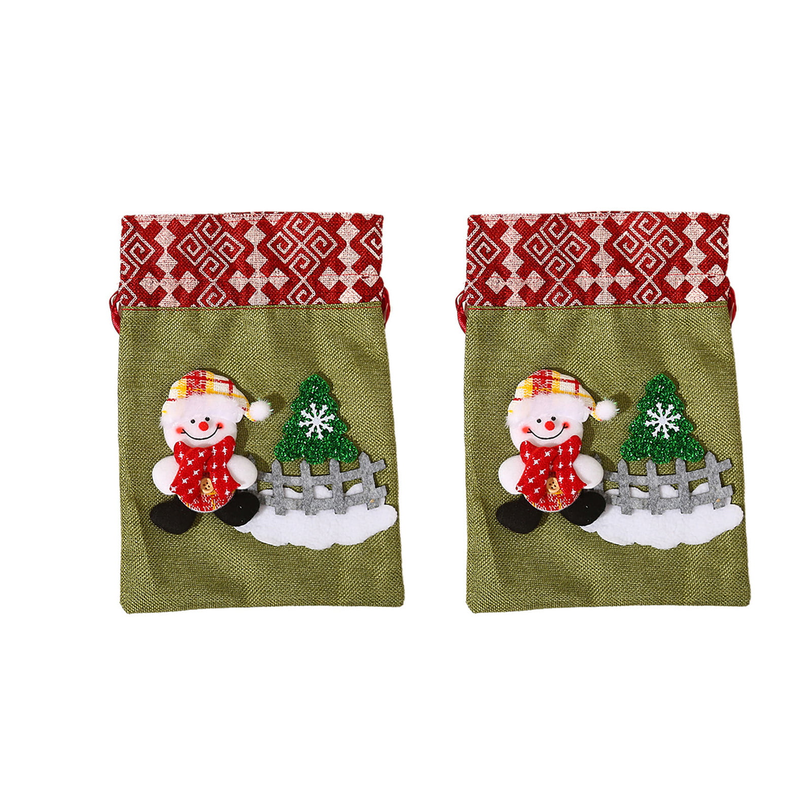 5000 5" x 7" Christmas Xmas Winter Snowman Design Sweet Food Gift Paper Bags 