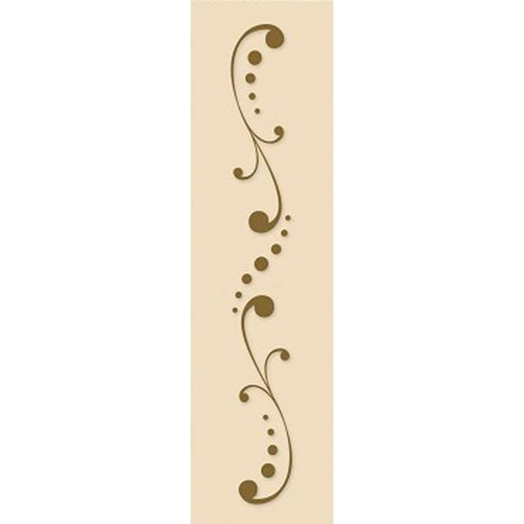 Lea'bilities Border Embossing Folder - Swirls
