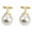 Golden, variant on Tshsdpx 2Pcs Fashion Unisex Pearl Cufflinks Shirt Sleeve Buttons Clothes Accessory Gift
