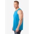 thumbnail image 3 of KingSize Men's Big & Tall Shrink-Less Lightweight Longer-Length Tank, 3 of 6