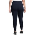 thumbnail image 3 of Terra & Sky Women's Plus Size Leggings, 2-Pack, 3 of 5