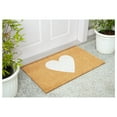 thumbnail image 7 of White Heart Doormat, 17" x 29", 7 of 7