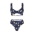 thumbnail image 4 of Daiia Astronaut Corgi Women's Bikini Set Two Piece Swimsuit High Waisted Bikini Adjustable Straps Bikini Perfect for Beach, Pool, and Summer Vacation-X-Large, 4 of 9