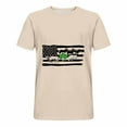 thumbnail image 3 of Njoeus Oversized Tshirts for Men, Men's American Flag T-Shirts Big & Tall Short Sleeve Graphic Tees Crew Neck Mens Usa Flag Patriotic Shirts 3X 4X 5X Beige Summer Savings, 3 of 3