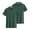 Army Green, variant on Staron Women's Short Sleeve Shirts 2-Pack Solid Color Sporty Quick-Dry Moisture Wicking Casual Tops, Blue 4XL