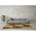 thumbnail image 3 of Ahgly Company Indoor Round Patchwork Brown Transitional Area Rugs, 7' Round, 3 of 4