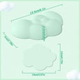 thumbnail image 5 of MANBASNAKE Cloud Mouse Pad Wrist,Ergonomic Leather Waterproof Coaster for PC,Pain Relief-Green, 5 of 6