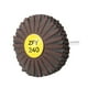 thumbnail image 3 of Rueda de aleta de tela abrasiva con vástago de 1/4 de pulgada para tallado en madera, pulido de muebles, 240 granos, 3 of 4