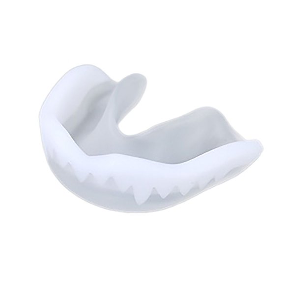 Useful Thai Boxing Gym Fitness Sports Safety EVA Tooth Brace Mouth Guard Teeth Protector Mouthguard WHITE