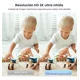 thumbnail image 2 of Camara De Seguridad Wifi Interior 3mp Audio Cuidar Niños, 2 of 8