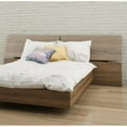 thumbnail image 1 of Nexera 345331 Full Size Panoramic Headboard Walnut, 1 of 6