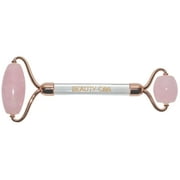ORA Crystal Face, Eye & Body Roller - Rose Quartz & Clear Handle