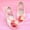 Pink, variant on Dpytoraw Children Shoes Large Flower Ballet Dance Shoes Elegant And Cute Girls Practice Soft Soled Dance Shoes Girls Gym Shoes Size 8.5