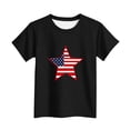 thumbnail image 4 of Teylalorva Boys Graphic T-Shirt, Soft Casual Round Neck Short Sleeve Kids Summer Active Tee Black Size 12, 4 of 6