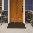thumbnail image 5 of Mainstays Textures Crosshatch Polyester and Rubber Backed Doormat, 2' x 3', Walnut, 5 of 11